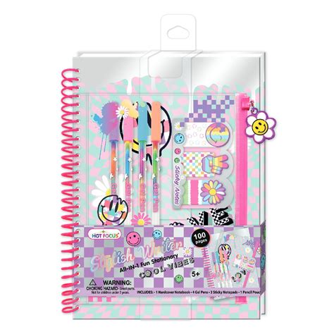 Set Libreta Accesorios Cool Vibes Hot Focus 258CV