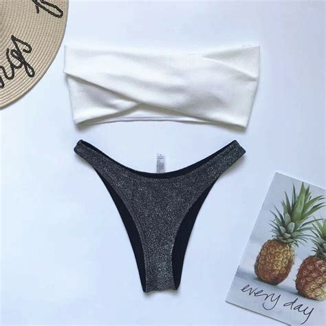 2021 Neue Frauen Feste Bikini Set Push Up Bh Strand Bademode Bademode Badeanzug Badeanzug Strand