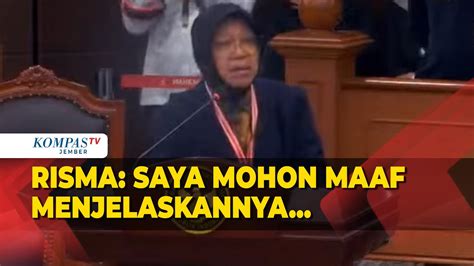 Mensos Risma Minta Maaf Hingga Tertawa Saat Beri Keterangan Di Sidang