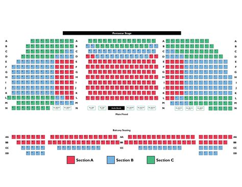 Seating Layout and Chart for The Capitol Theatre in Port Chester 36