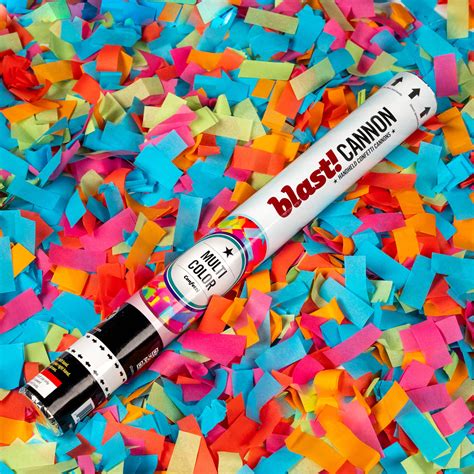 Multi-Color Confetti Cannon - SFX Wholesale