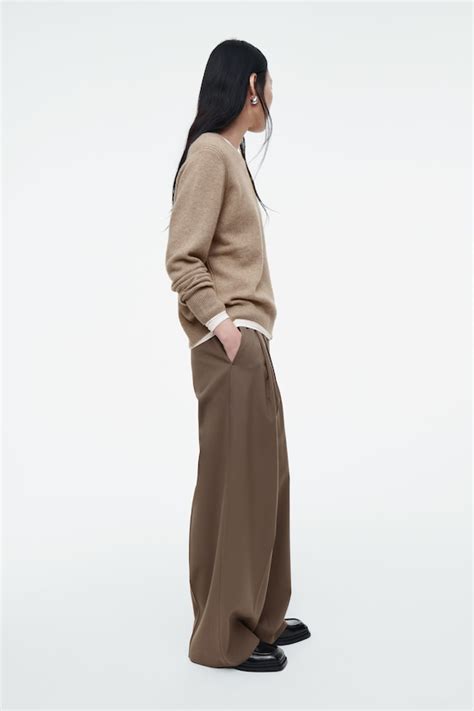 PURE CASHMERE JUMPER - BEIGE / UNDYED