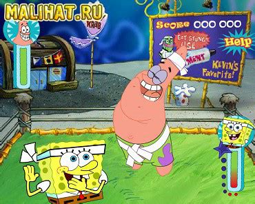 Драки - игры Спанч Боб