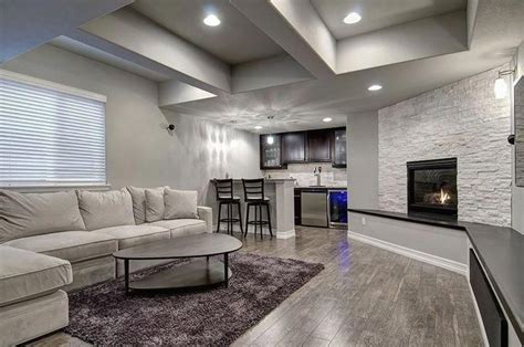 old basement finishing ideas | 1000 | Basement living rooms, Small basement remodel, Basement ...