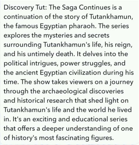 Discovering Tut The Saga Continues Summary L Cbse Class 11 Th YouTube