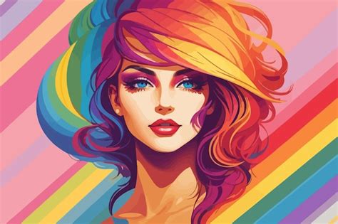 Premium Vector Pride Day Lesbian Gay Bisexual Transgender Illustration