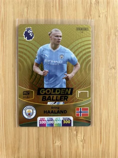 Erling Haaland Golden Baller Adrenalyn Xl Panini Card