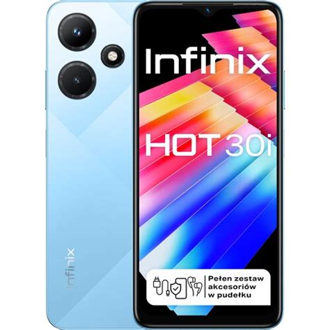INFINIX Hot 30i 4 128GB 6 6 90Hz Niebieski X669D Smartfon Niskie Ceny I Opinie W Media Expert