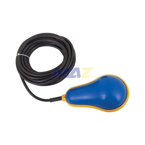 Flotador Mac Aguas Negras Mts Cable Pvc Azul Amarilla