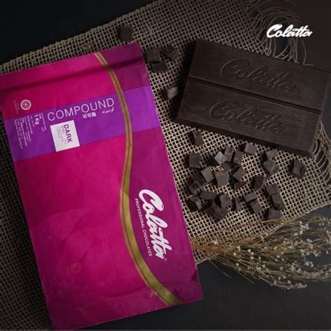 Promo Colatta Chocolate Dark Compound 1kg Cokelat Batang Diskon 50