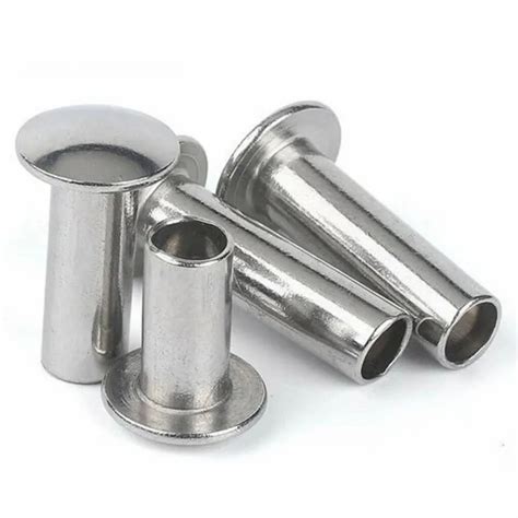 Round Silver Stainless Steel Hollow Rivet Size Mm At Kg In