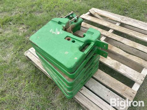 John Deere Suitcase Weights Bracket Bigiron Auctions