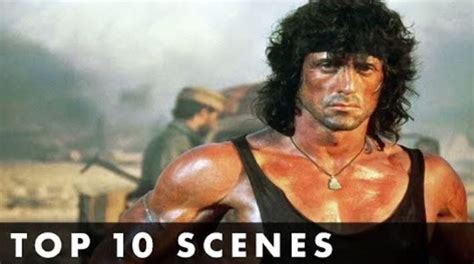 TOP 10 SCENES FROM THE RAMBO TRILOGY Starring Sylvester Stallone