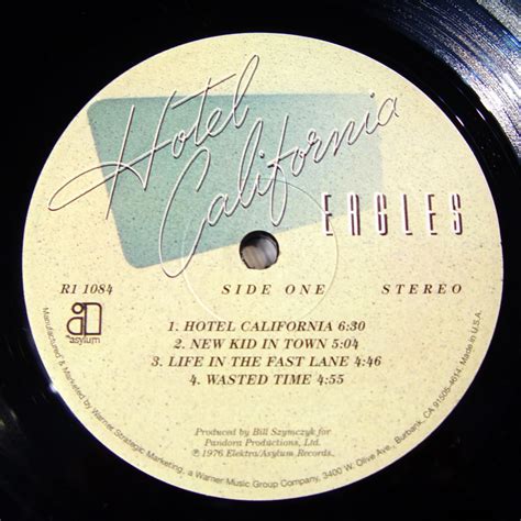 bring  memories eagles hotel california