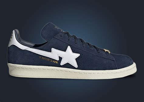 The Bape X Adidas Campus 80s Collegiate Navy Drops On April 1st