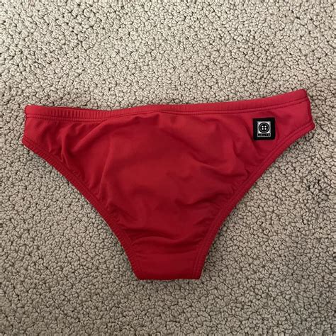 JOLYN BIKINI BOTTOMS Color Red Size Small Fits Depop