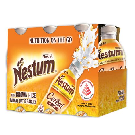 Nestum Cereal With Milk Bottle Drink