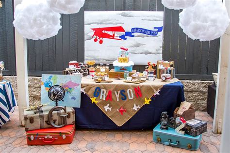 Vintage Airplane Birthday Vintage Airplane Birthday Catch My Party