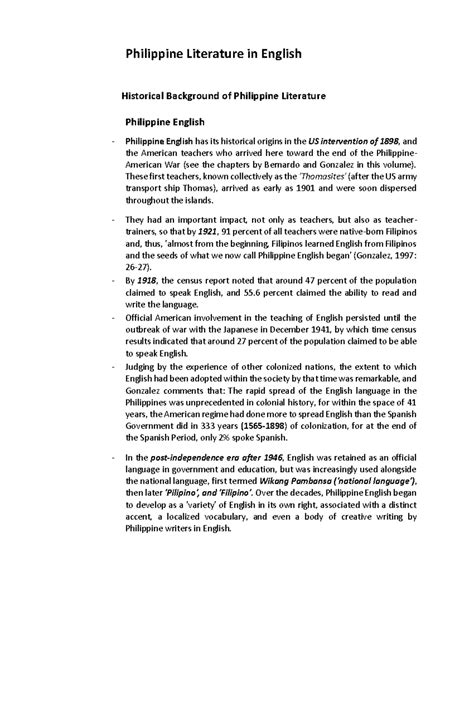 Philippine Literature Through The Years Free Download 8