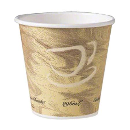 Solo Mistique Single Poly Paper Hot Cup Oz Squat Arrow Paper
