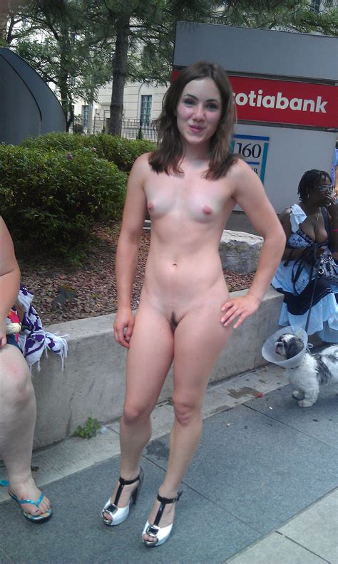 Toronto Pride Girl Public Nude