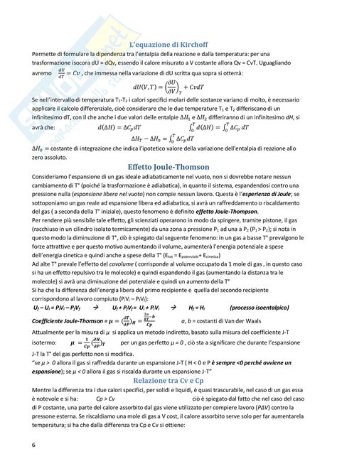 Concetti Esame Appunti Di Chimica Fisica