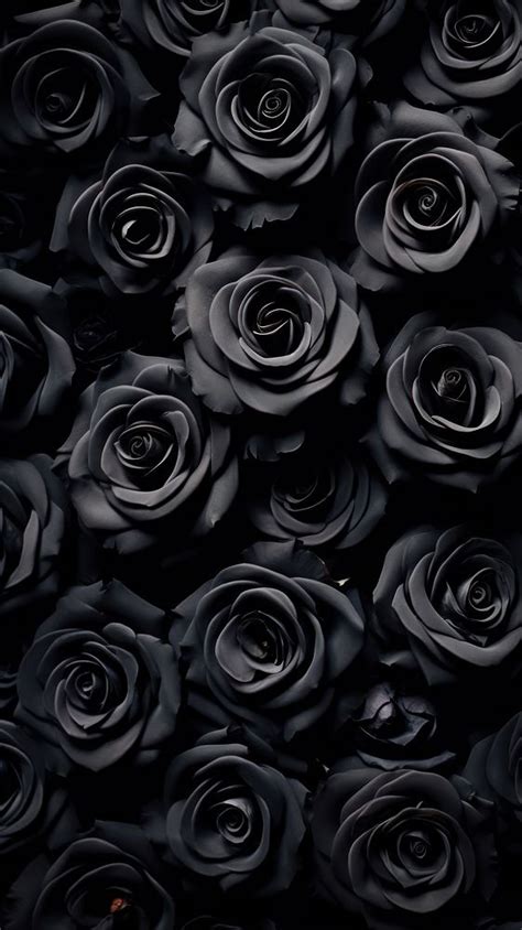 Black roses pattern inflorescence arrangement. | Premium Photo - rawpixel