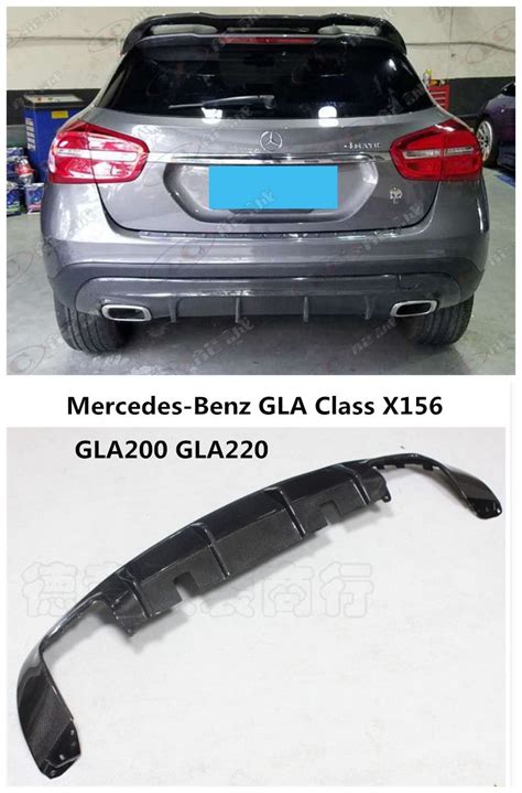 Carbon Fiber Rear Lip Spoiler For Mercedes Benz Gla Class X156 Gla200