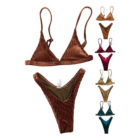 MAILLOT DE BAIN Bikini sexy bonne élasticité sans fil populaire taille haute taille maigre