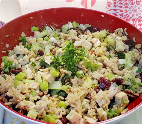 salade de riz au poulet les saveurs de marie