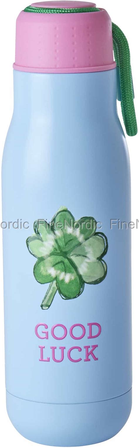 Rice Stainless Steel Thermos Bottle Good Luck 12 Hours Hot 24 Hours Cold