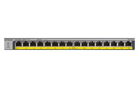 16-Port Gigabit Ethernet Unmanaged Switch with 16-Port PoE/PoE+ | Procraft Supply