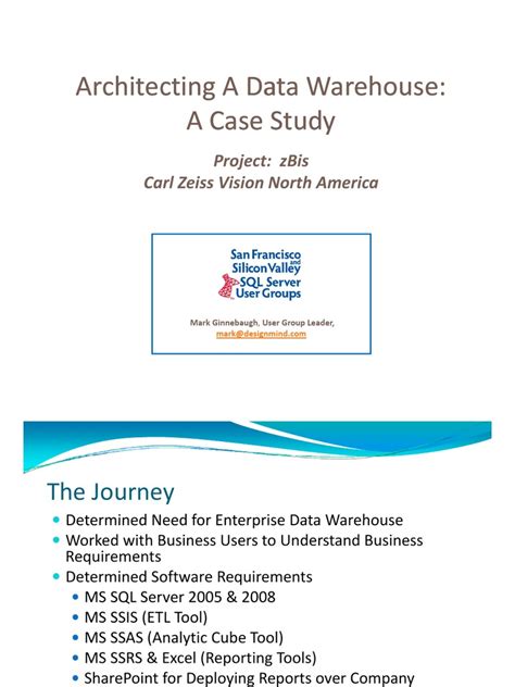 Architecting A Data Warehouse Architecting A Data Warehouse A A Case