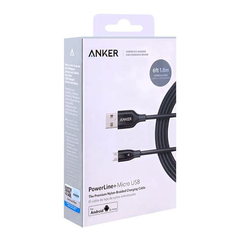 Buy Anker Powerline Micro Usb Android Cable Ft Grey A Ha Online