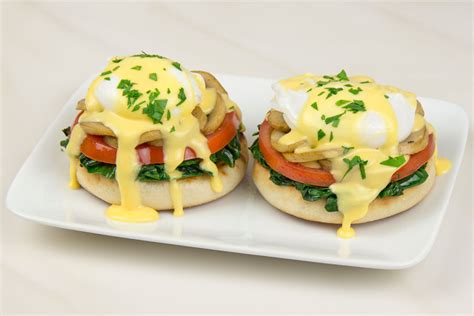 Vegetarian Eggs Benedict Recipe Land Olakes Foodservice