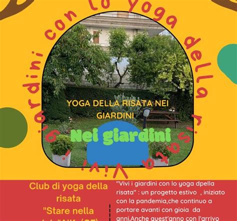 VIVI I Giardini Con Lo Yoga Della Risata Ad ALIFE CE Estate 2023