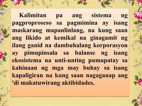 ibat ibang paraan ng pagmimina sa pilipinas