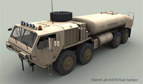 Hemtt A4 M978 Kraftstofftanker 3d Modell 119 Max Free3d