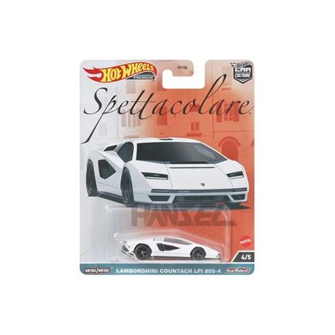 Jual Hotwheels Hot Premium Spettacolare Lamborghini Countach Lpi Kota Denpasar