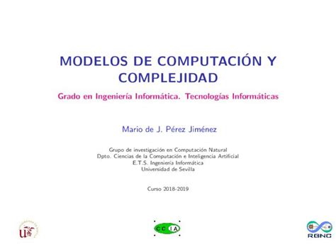 Pdf Modelos De Computacion Y Complejidad La M Aquina De Pascal