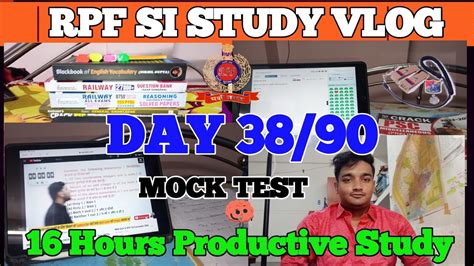 Rpf Si Study Vlog Day Productive Study Plan Rpf Studyroutine