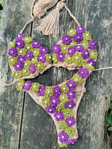 Handmade Kalina Crochet Bikini Swimsuit Etsy