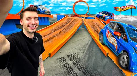 Fui Numa Pista Da HOT WHEELS Na VIDA REAL GIGANTE YouTube