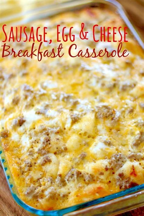 Sausage Egg And Cream Cheese Breakfast Casserole At Esmeralda Roberson Blog