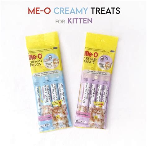 Jual Me O Creamy Kitten 4 X 15GR Snack Liquid Anak Kucing Cat Food Meo