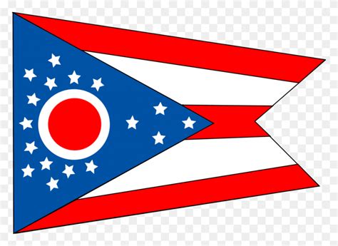 Flag Of Ohio The United States Free Ohio State Flag Clip Art, Symbol ...