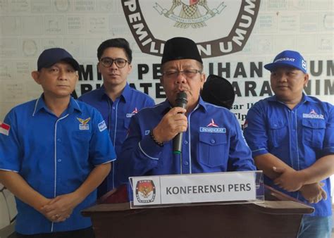 Partai Demokrat Muara Enim Daftarkan Bacaleg Pileg Target Raih