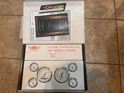 Classic Instruments White Hot Series Gauge Sets WH01SLC For Sale EmgCarTech