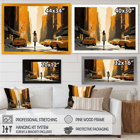 Designart Young And Stylish In New Ork City New York Framed Art Print