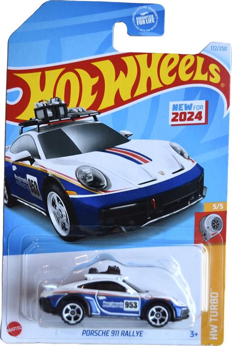 Amazon Hot Wheels Porsche Rallye Hw Turbo White Blue Toys Games